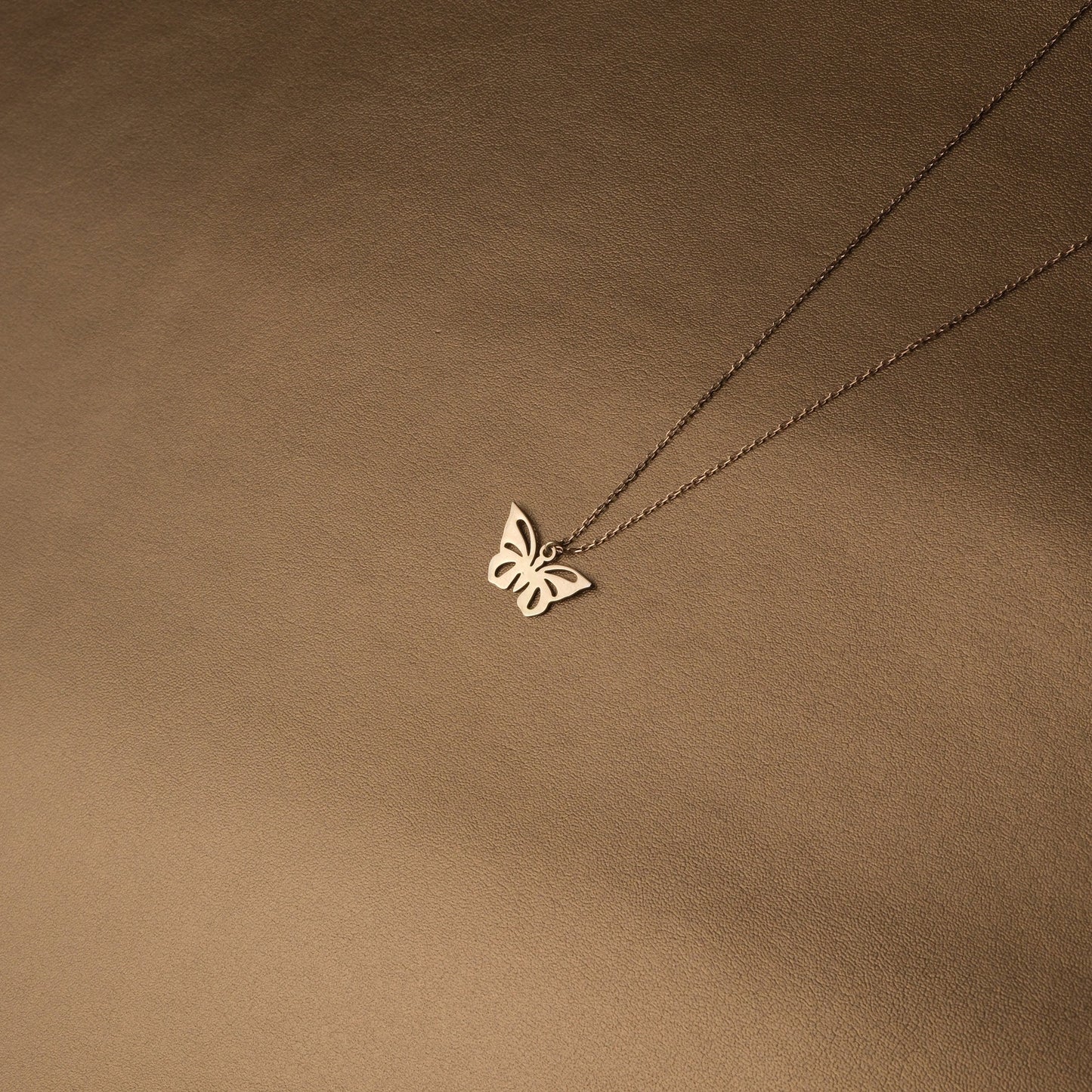 14K Gold Plated Butterfly Necklace, Dainty Jewelry for Women, Gold Minimalist Necklace, Birthday Gift For Her, Summer Gifts